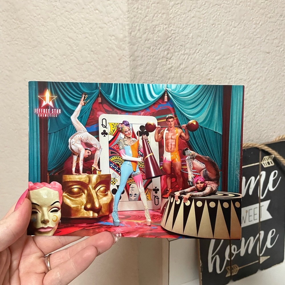 Jeffree Star Psychedelic circus postcard